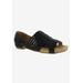 Wide Width Women's Native Sandal by Bellini in Black Smooth (Size 9 1/2 W)