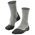 FALKE Damen Trekkingsocken TK2 WOOL SILK, silber, Gr. 37/38