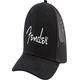 Fender® »SILVER LOGO SNAPBACK HAT« Baseball Cap für Musiker - Farbe: Schwarz