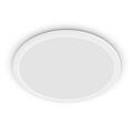 PHILIPS LED Superslim Bathroom Ceiling Light 40K 15W, Cool White IP44 for Bathroom and Kitchen Lighting