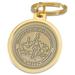 Gold Winston-Salem State Rams Team Logo Split-Wire Key Ring