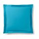 Univers Decor - Taie d'oreiller Turquoise 63 x 63 cm volant plat piqué / 100% Coton / 57 fils/cm²