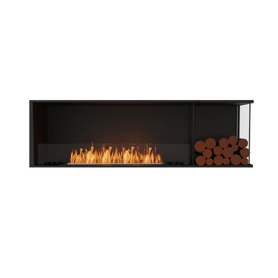 EcoSmart Flex - Front + rechts offen [Ethanol Einbau Gehäuse]: Flex68 - Holzbox rechtsseitig Image