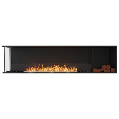 EcoSmart Flex - Front + links offen [Ethanol Einbau Gehäuse]: Flex86 - Holzbox rechtsseitig Image