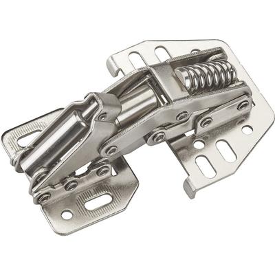 10er Pack - junker Aufschraubscharnier 90° mit SoftClose und Montageanschlag (Stahl, vernickelt, Image