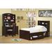 Vanessa Cappuccino 2-piece Bedroom Set with Nightstand