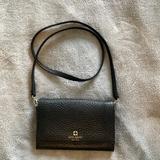 Kate Spade Bags | Kate Spade Wallet On String. Color-Black | Color: Black | Size: Os