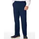 Blair Men's John Blair Adjust-A-Band Relaxed-Fit Microfiber Pants - Blue - 34