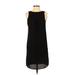 H&M Casual Dress - Shift: Black Solid Dresses - Women's Size 4