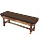 Waterproof Garden Bench Cushion Pads 100cm,2/3 Seater Bench Seat Cushion Pad 120cm 150cm for Patio Furniture Swing Chair Indoor Outdoor (150 * 45 * 5cm,Brown)