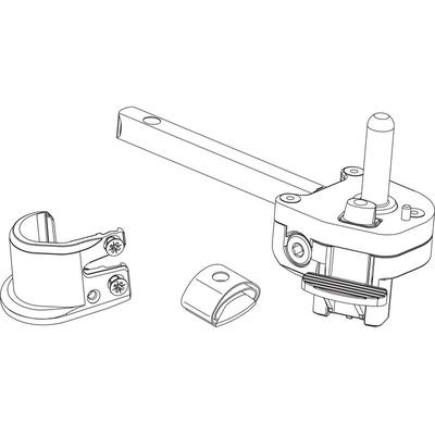 Rustico Ladenrasthalter blr, gerader Kloben, Gr. L165 , rechts, schwarz - Maco Image
