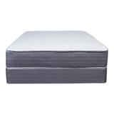 Onetan, 11-Inch Medium Tight top Pocket Coil Hybrid Foam Encased Mattress, with optional 4" or 8" Wood Box Spring set.