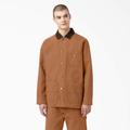 Dickies Men's Stonewashed Duck Unlined Chore Coat - Brown Size XL (TCR05)