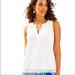 Lilly Pulitzer Tops | Lilly Pulitzer White Kipper Tank Top Euc | Color: White | Size: Xs