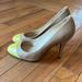 J. Crew Shoes | J. Crew Mona Colorblock Pumps | Color: Tan/Yellow | Size: 7.5