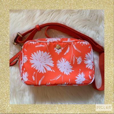 Kate Spade Bags | Kate Spade Jae Blossom Small Camera Bag - Nwt | Color: Orange/White | Size: Os