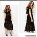 Free People Dresses | Free People 3pc Lace Top And Midi Skirt Dress Set | Color: Black | Size: 2