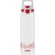 SIGG Total Clear ONE MyPlanet™ Red Trinkflasche (0.75 L), BPA-freie und auslaufsichere Trinkflasche, bruchfeste Sport Trinkflasche aus Tritan mit Fruchtfilter, Rot