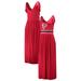 Women's G-III 4Her by Carl Banks Red Atlanta Falcons Game Over Maxi Dress