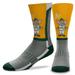 Men's For Bare Feet Oakland Athletics Mascot Snoop V-Curve Crew Socks