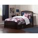 Harriet Bee Bharmal Solid Wood Panel Bed Wood in Brown/Red | 41.5 H x 41.625 W x 77.25 D in | Wayfair 37A1658D3AB249438740214285B02435