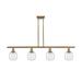 Innovations Lighting Bruno Marashlian Belfast 48 Inch 4 Light Linear Suspension Light - 516-4I-BB-G1013-LED