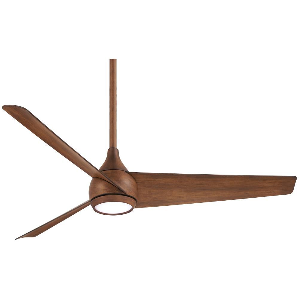 Minka Aire Twist 52 Inch Ceiling Fan with Light Kit - F678L-DK