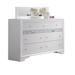 Acme Furniture Naima White Rubberwood 9-drawer Dresser