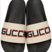 Gucci Shoes | Gucci Off White Pursuit Slides Size 36 | Color: Black/Cream | Size: 36