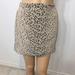 Gucci Skirts | Gucci Animal Print Silk Skirt | Color: Gray | Size: S