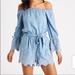 American Eagle Outfitters Pants & Jumpsuits | Brand New American Eagle Denim Romper | Color: Blue | Size: M