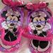 Disney Shoes | $2 When Bundled. With Other Items Minnie Mouse Flip Flops | Color: Pink/Purple | Size: 5bb