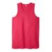 Men's Big & Tall Shrink-Less™ Lightweight Longer-Length Tank by KingSize in Electric Pink (Size 7XL) Shirt