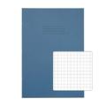 RHINO A4 Exercise Book 64 Page, Light Blue, 7mm Squared Pages (Pack 50)