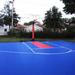 FlooringInc Outdoor Basketball Court 12" x 12" Plastic Interlocking Deck Tile Plastic | 12 H x 12 W x 0.62 D in | Wayfair OutSportsEGreen40