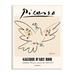 Stupell Industries Classical Abstract Picasso Peace Dove Bird Linework - Graphic Art Print Wood in Brown | 19 H x 13 W in | Wayfair af-239_wd_13x19