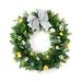 WS at Home 17" Spring Flower Wreath in Green | 17 H x 17 W x 3 D in | Wayfair ATH-WR-505