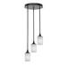 Red Barrel Studio® Empire 3-Light Cluster Pendalier Glass in White | 11.25 H x 11.25 W x 14 D in | Wayfair 64971FAFA6BB45F1B1770E762A59AB19