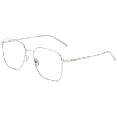 Metal Square Frame Optical Glasses Men Accessories Eyewear Optical Glasses Metal Square Frame Optical Glasses - Metallic - Saint Laurent Sunglasses