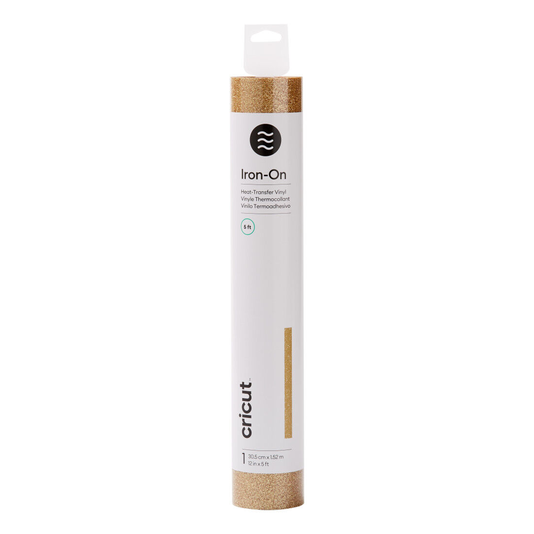 Cricut Glitter Iron-On | 5 ft | Gold