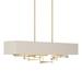 Hubbardton Forge Cavaletti 42 Inch 4 Light Linear Suspension Light - 137670-1244