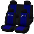 SET COPRISEDILI COMPATIBILI PER AUTO PANDA 50 e 50 DEL 2014 MADE IN ITALY BICOLORE CON LOGO NERO