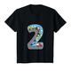 Kinder Kinder Geburtstagsshirt 2 Jahre Fahrzeuge Jungen 2Geburtstag T-Shirt