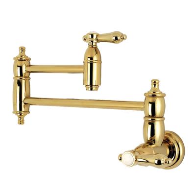 Kingston Brass Heirloom Wall Mounted Pot Filler Faucet