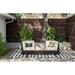 Palm Springs Brown Rattan Outdoor Chair Pair and Coffee Table - 32" x 32" x 32"
