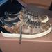 Louis Vuitton Shoes | Authentic Louis Vuitton Black Patent Brown Monogram Frontrow Sneakers | Color: Brown/Tan | Size: 37.5