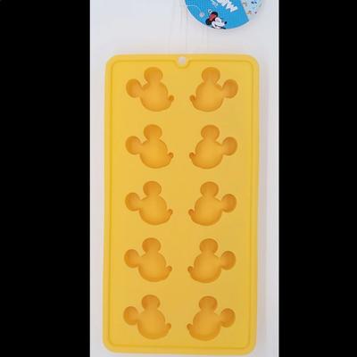 Disney Kitchen | Disney Mickey Shaped Silicone Mold Ice, Chocolate, Gelatin Mexico Exclusive Neon | Color: Orange | Size: Os