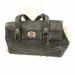 Coach Bags | Coach Hamilton Turn Knob Black Leather Shoulder Bag | Color: Black/Silver | Size: Os