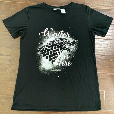 Torrid Tops | Gently Worn, Lovingly Cared For, Torrid Game Of Thrones "Winter Is Here" Tee | Color: Black/White | Size: Xxl