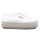 SUPERGA 8033889013856 Sneaker, White Pink Lt Pink S, 35 EU